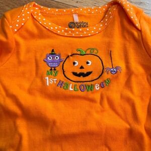 Baby Gear Orange My 1st Halloween Long Sleeve Bodysuit 3-6M